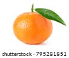 mandarine isolated