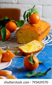 Tangerine glaze cake 