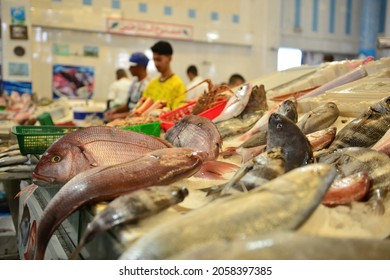 Tangier, Morocco Fishmonger In The 