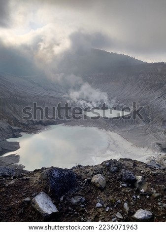 Tangkuban Perahu west Java, Bandung, Indonesia 