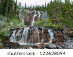 Tangle Creek Falls in Jasper National Park, Alberta, Canada