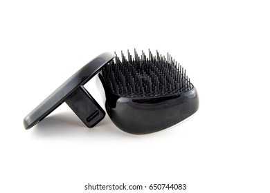 Tangle Teezer Brush Isolated Photo. Beautiful Picture, Background, Wallpaper 
