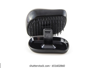 Tangle Teezer Brush Isolated Photo. Beautiful Picture, Background, Wallpaper 
