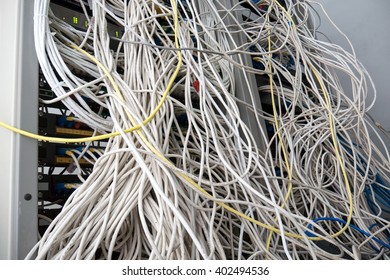 The Tangled Cable Chaos On The Network Room