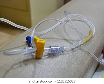 Tangled Intravenous (IV) Line 