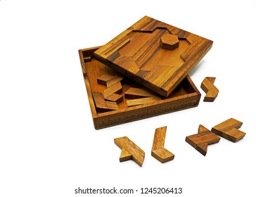 Tangram Chinese Traditional Puzzle Game Made Stock Photo 1245206413 ...