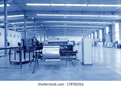 TANGSHAN - DECEMBER 22: Solar energy production equipment, in a manufacturing enterprise on december 22, 2013, tangshan, china.   - Shutterstock ID 178702316