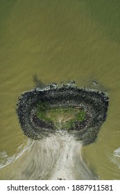 Tanjung Batu Beach From Ariel View. This Beach Very Popular Amongst Sarawak  People Especially Bintulu People