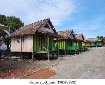 Tanjung Bira, South Sulawesi, Indonesia - Typical traditional houses in Tanjung Bira , Sulawesi, Indonesia