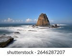 Tanjung Papuma Beach, located near the city of Jember, East Java, Indonesia. 