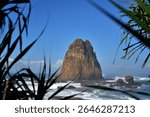 Tanjung Papuma Beach, located near the city of Jember, East Java, Indonesia. 