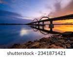 Tanjung Pinang, Bintan, Riau Island, February 2023:"Dompak Bridge"