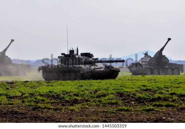 Tank T72m4cz Czech Army Tank Stock Photo Edit Now