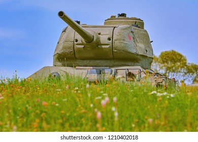 Tank Of World War 2 On The Battle Field