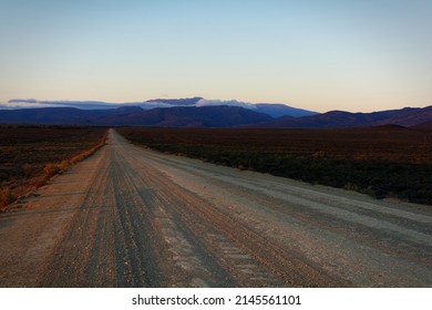 Tankwa Karoo National Park gravel road early morning