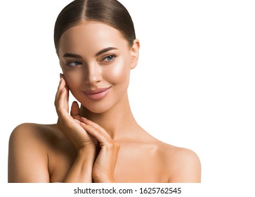 Tanned Skin Tan Woman Face Natural Make Up