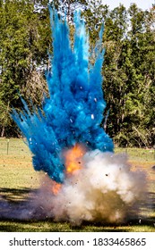 Tannerite explosion from gender reveal