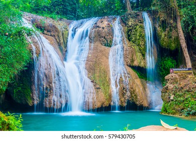Tansawan waterfall in Doi Phu Nang national park, Thailand.