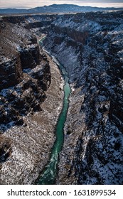 Taos Gorge Overlook During Winter