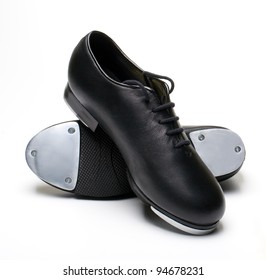 tap shoes on a white background