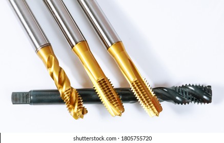 Tap For Threading In Metal. Tool For Metal Processing.