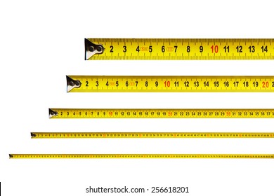 Tape measure in centimeters