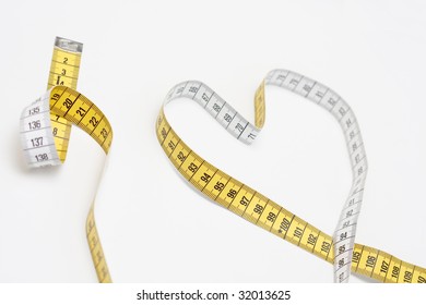 Tape Measure Creating A Heart