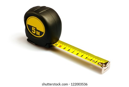 Tape Measure. Isolated On White.