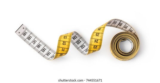 Tape Measure Isolated On White Background