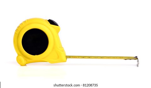 Tape Measure Isolated On White Background