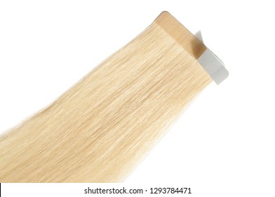 Tape In Remy Adhesive Skin Weft Straight Blonde Human Hair Extensions