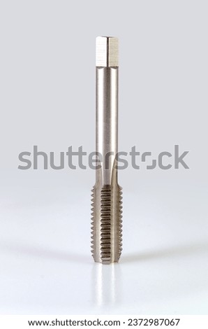 taper Thread tap on white background