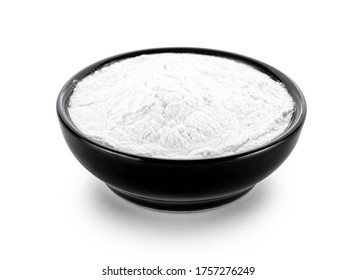 Tapioca Flour Isolated On White Background