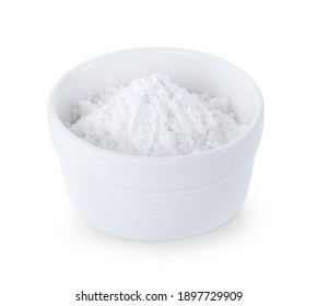 Tapioca Flour Isolated On White Background