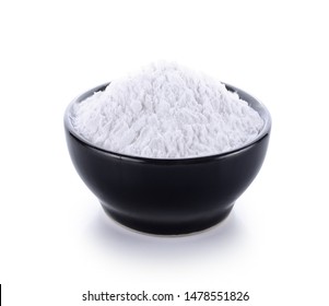 Tapioca Flour On White Background