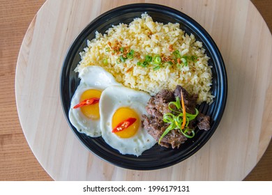 Tapsilog - Beef Tapa, Egg And Fried Rice 