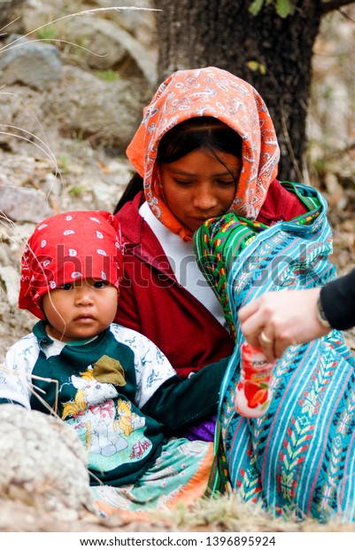 Tarahumara Indian Family Mother Kid Copper Stock Photo Edit Now Tarahumara Indian Family Mother Kid Copper Stock Photo Edit Now