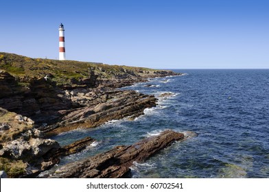 Tarbat Ness Lighthouse Tain Ross And Cromarty Highlands Scotland