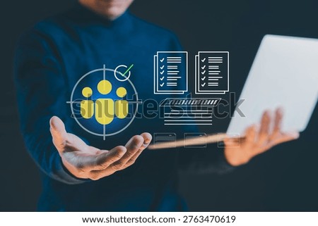 Target Audience Selection and Customer Segmentation with Digital Checklist and Business Strategy Interface