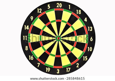Target board for dart target game