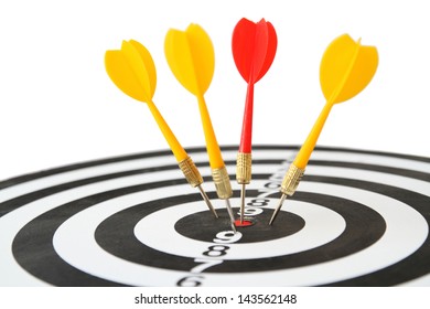 Target Concept White Background Stock Photo 143562148 | Shutterstock