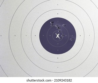Target Gun With Bullet Holes. Classic Paper Shooting Target. Holes In Target. For Sport, Hunters, Military, Police.
Sport shooting circle target accuracy bullet hole.