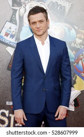 Taron Egerton At The Los Angeles Premiere Of 'Sing' Held At The Microsoft Theater In Los Angeles, USA On December 3, 2016.