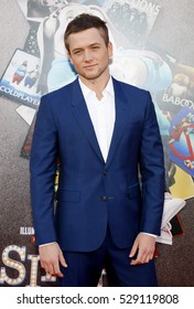 Taron Egerton At The Los Angeles Premiere Of 'Sing' Held At The Microsoft Theater In Los Angeles, USA On December 3, 2016.