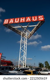 Tarragona, Spain - June 01, 2022: Bauhaus Logo. Construction And Household Store In Europe.