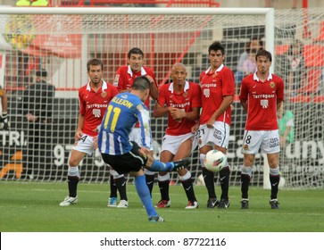 Football Free Kick Wall Hd Stock Images Shutterstock