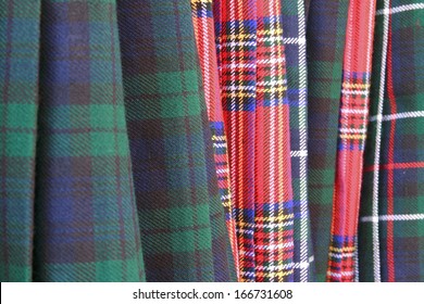 Tartan Kilt And Clothing For