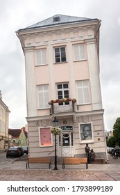 Tartu, Estonia - JUl 25, 2020: The Building Of Art Museum In Tartu