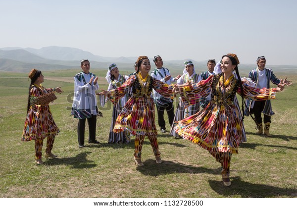 Panter videnskabsmand Offentliggørelse Tashkent Region Uzbekistan12 April 2018 Ethnographic Stock Photo (Edit Now)  1132728500