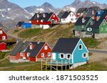 Tasiilaq Town in East Greenland.